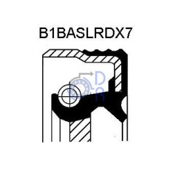 28X45X8-B1BASLRDX7-FPM-CORTECO