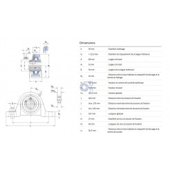 UCP218-SKF