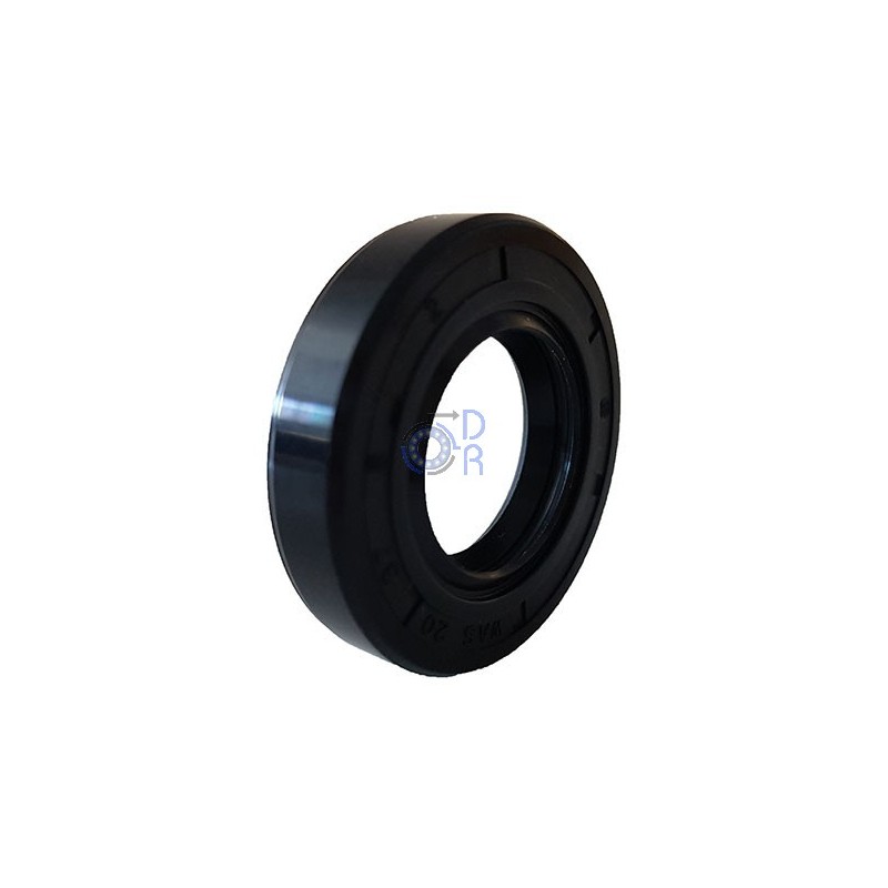 Joint Spi / Bague à Lèvre Double Lèvre 23x35x7 NBR/Nitrile - Pour Arbre Tournant, Température -30°C à +70°C