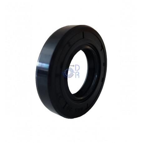 Joint SPI / Bague à Lèvre Nitrile NBR 10x18x5 - Double Lèvre Avec Ressort Acier - Pour Arbre Tournant